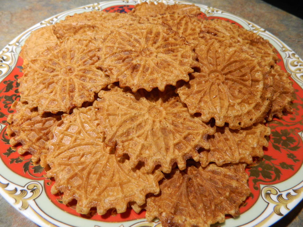 Rye Sourdough Pizzelle