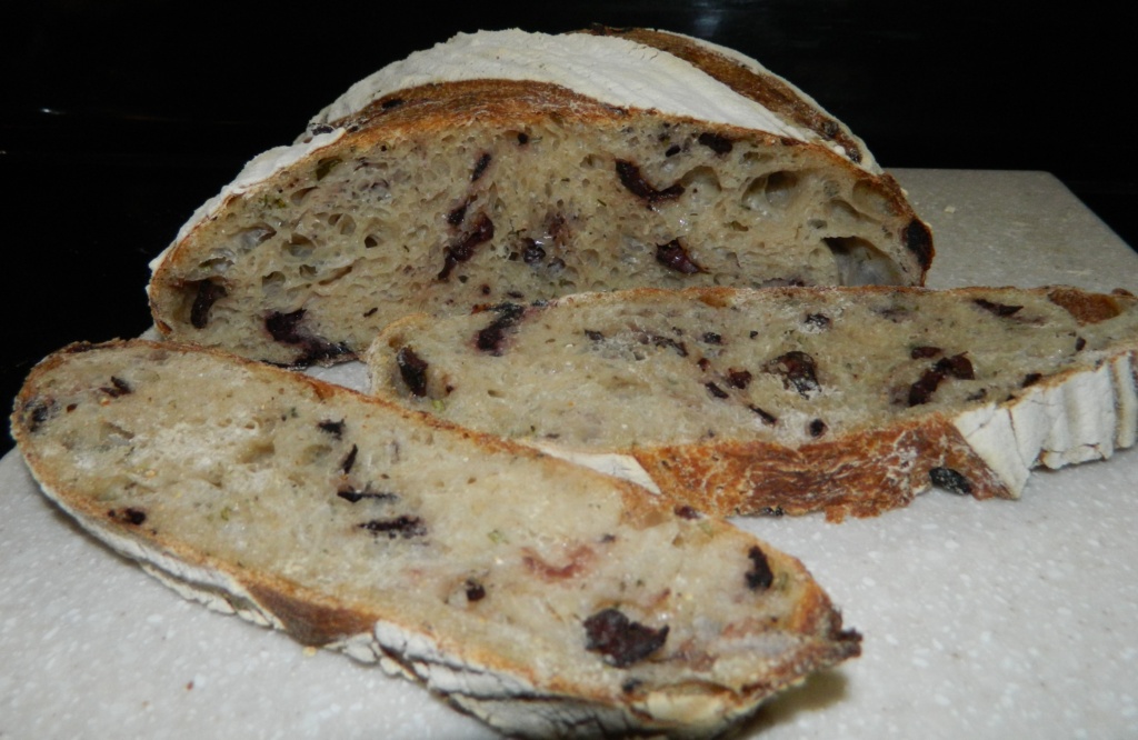 Rosemary and Olives Sourdough Bread